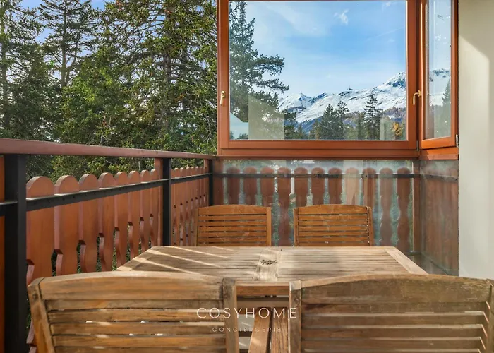 Alpine Sunset L Attique L Golf L By Cosyhome * Crans-Montana