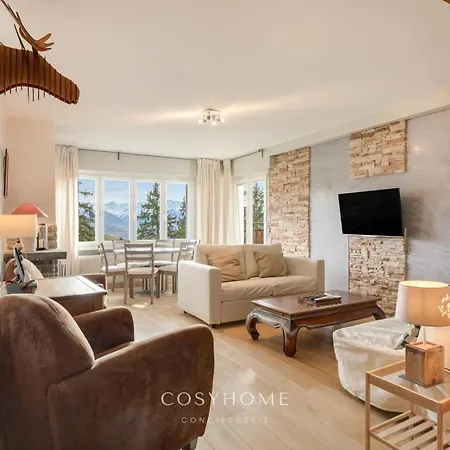 Alpine Sunset L Attique L Golf L By Cosyhome Lägenhet *